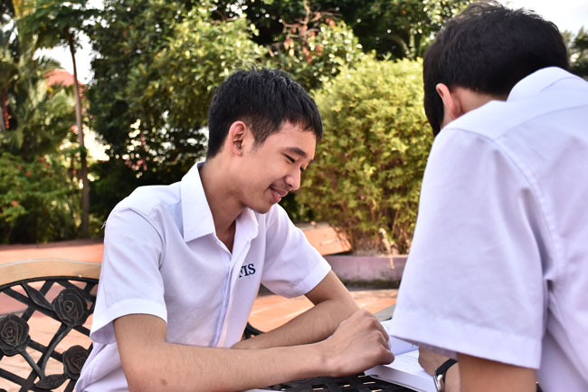 Recipient of the scholarship in 2016, Toe Kyaw Htet, from Myanmar.