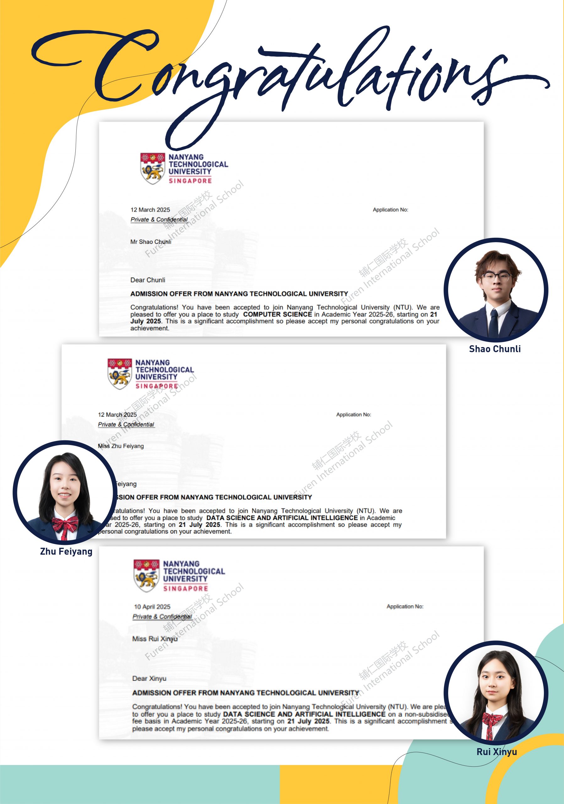 FIS offers – Nanyang Technological University (NTU) FIS offers – Nanyang Technological University (NTU)